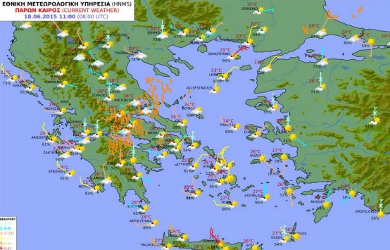 Καιρός: Ραγδαία επιδείνωση με καταιγίδες σε όλη τη χώρα – Κακοκαιρία το απόγευμα στην Αττική