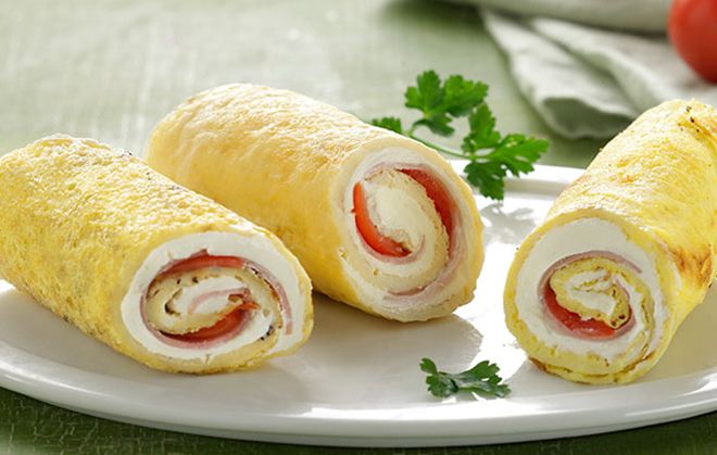 Λαχταριστά ρολά ομελέτας (Συνταγή – Εκτέλεση)