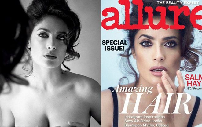 Η νέα τολμηρή φωτογράφιση της Salma Hayek – Ποζάρει topless στα 48 της για περιοδικό
