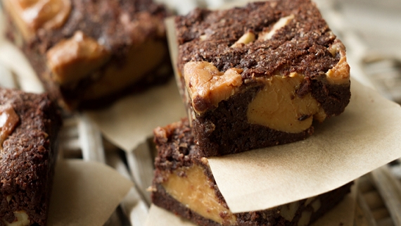 Brownies με καραμέλα…