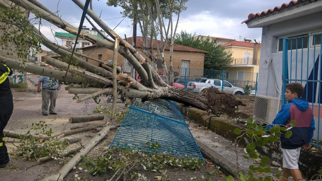 Στο έλεος της κακοκαιρίας – Ανεμοστρόβιλοι σήκωσαν στον αέρα αυτοκίνητα – Έπεσαν κολώνες της ΔΕΗ