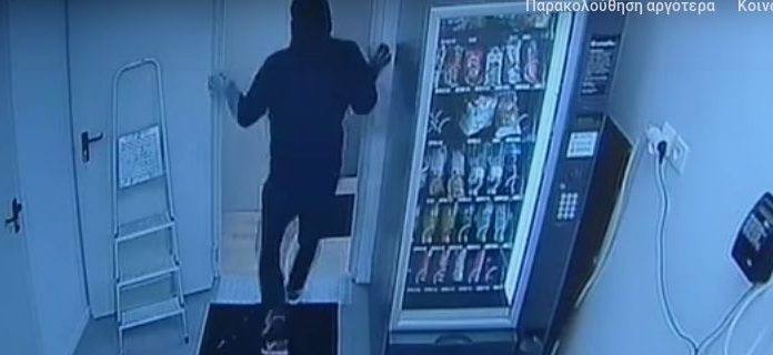 Καρέ καρέ η κινηματογραφική ληστεία σε εργοστάσιο στο Μενίδι – Πρωτοφανής η αγριότητα και η θρασύτητα των ληστών !