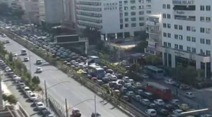 Χάος στη Συγγρού – Τεράστιο μποτιλιάρισμα στο ρεύμα προς Αθήνα λόγω έργων!