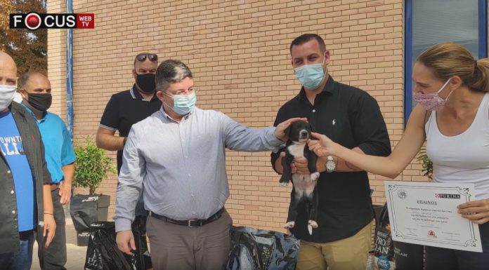 Μια λιτή αλλά με τεράστιο μήνυμα εκδήλωση για τα αδέσποτα ζώα πραγματοποίησε ο Δήμος Αχαρνών