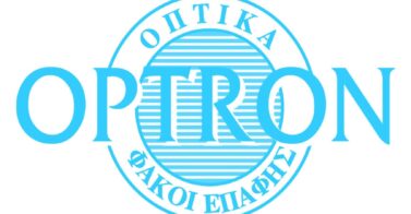 optika optron white logo