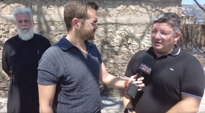 Οι δηλώσεις του Μητροπολίτου κ.κ. Αθηναγόρα και του δημάρχου Αχαρνών για την καταστροφική πυρκαγιά στην Αγία Παρασκευή