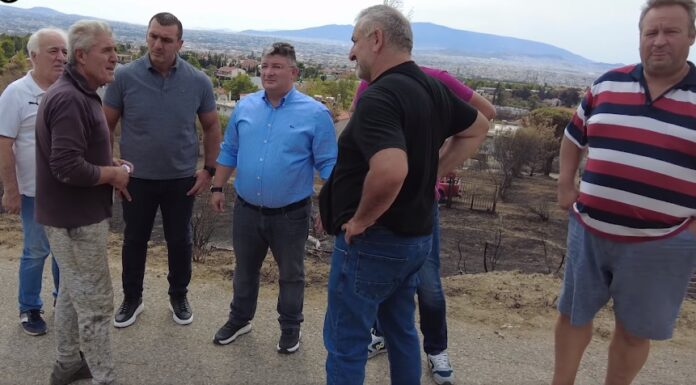 Αυτοψία του δημάρχου Αχαρνών και αντιδημάρχων σε Αγία Παρασκευή και Άγιο Ιωάννη Ρώσο Δήμος Αχαρνών