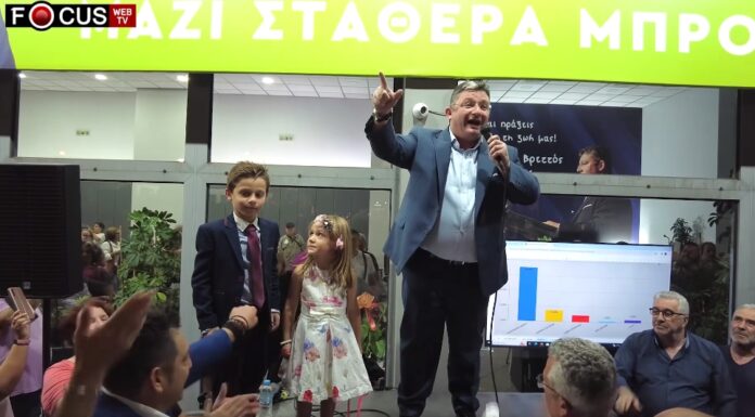 Σπύρος Βρεττός μετά την σαρωτική του νίκη στις εκλογές: ”Είμαι ο Σπύρος σας!!!” Δήμος Αχαρνών εκλογές δήμαρχος Σπύρος Βρεττός