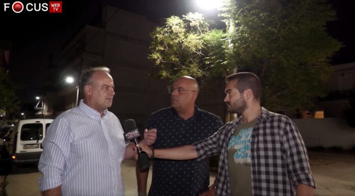 Οι αντιδήμαρχοι Νίκος Δαμάσκος και Χρύσανθος Κόνταρης μιλούν για την τοποθέτηση των νέων φωτιστικών Led σε ολόκληρο τον δήμο